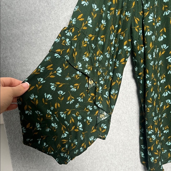 Sonoma Womens Goods For Life Long Sleeve Ruffle Peasant Top NWT 5X - Picture 3 of 6